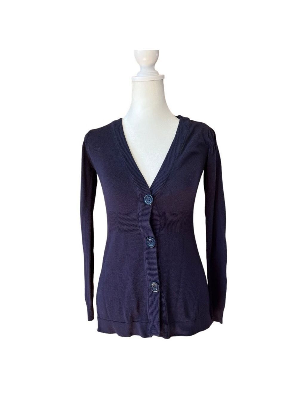 Sybilla Button Front Cardigan Sweater Size Medium